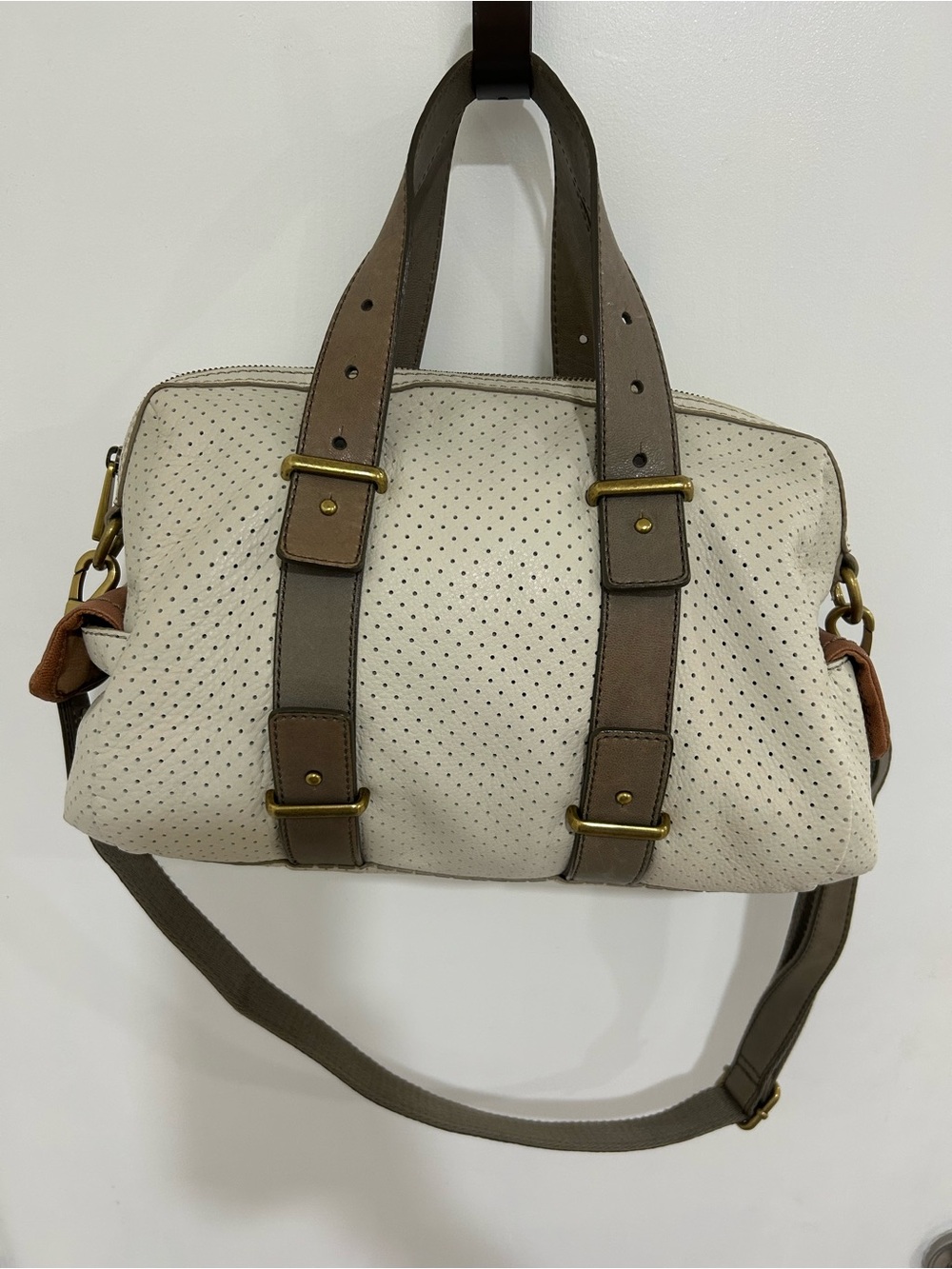 FOSSIL Women's Mason Handbag Leather Satchel Crossbody